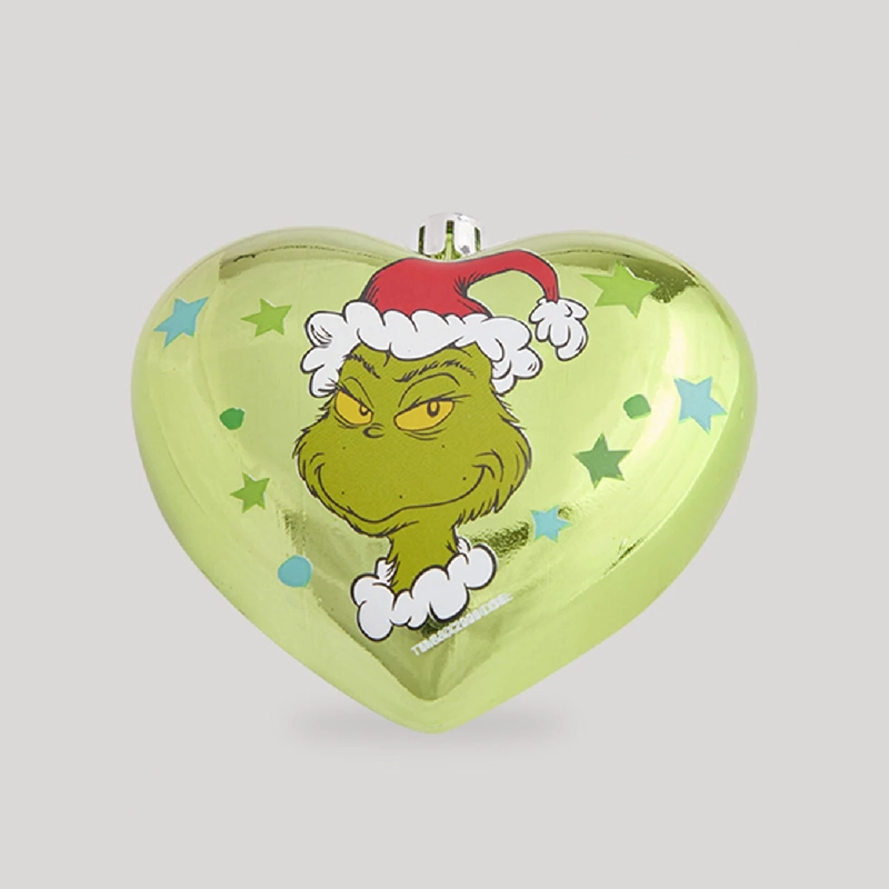PACK X4 ADORNOS NAVIDEÑO GRINCH CORAZONES - 3