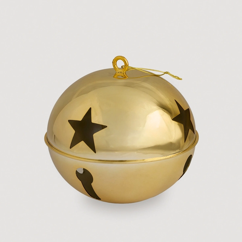 ADORNO NAVIDEÑO RIPLEY HOME CASCABEL XL 20 CM DORADO - 2