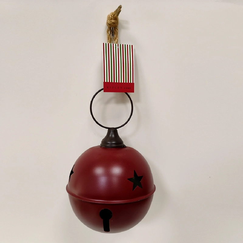 ADORNO NAVIDEÑO RIPLEY HOME TRADITIONAL XMAS CASCABEL ESTRELLA ROJO - 2