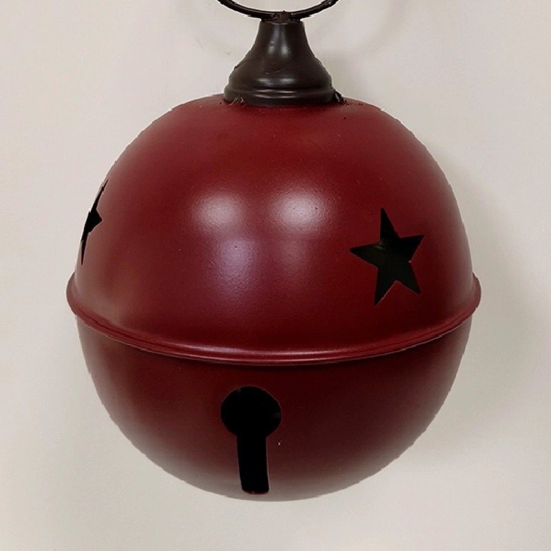 ADORNO NAVIDEÑO RIPLEY HOME TRADITIONAL XMAS CASCABEL ESTRELLA ROJO - 3