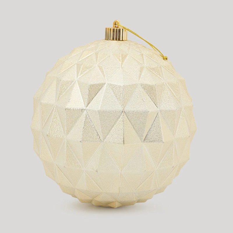 ADORNO NAVIDEÑO RIPLEY HOME WINE ROSE ESFERA GEO CHAMP 20 CM - 2