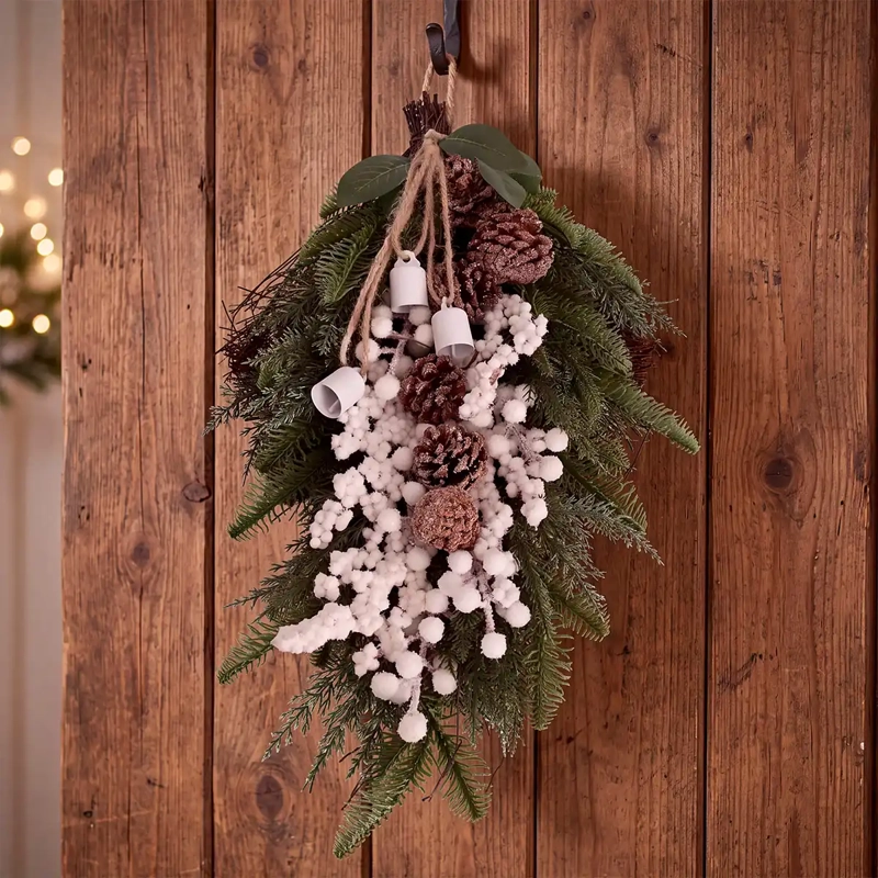 ADORNO NAVIDEÑO RIPLEY HOME NORDIC COLGANTE LAZO - 1