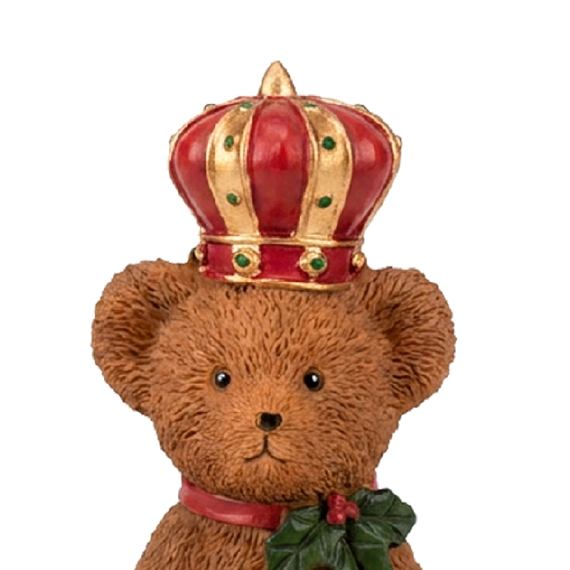 ADORNO NAVIDEÑO RIPLEY HOME TEDDY OSO SENTADO TAMBOR - 3