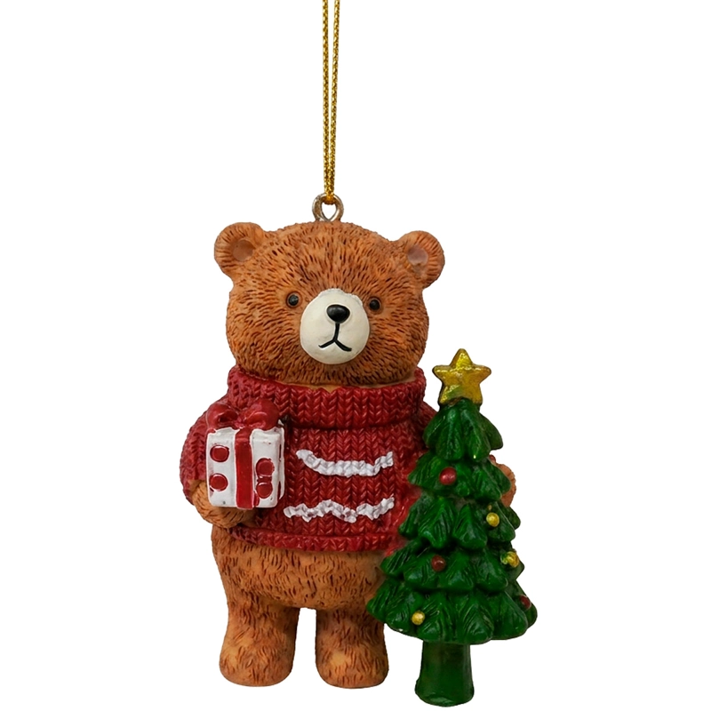 ADORNO NAVIDEÑO RIPLEY HOME TEDDY OSO SWEATER - 2