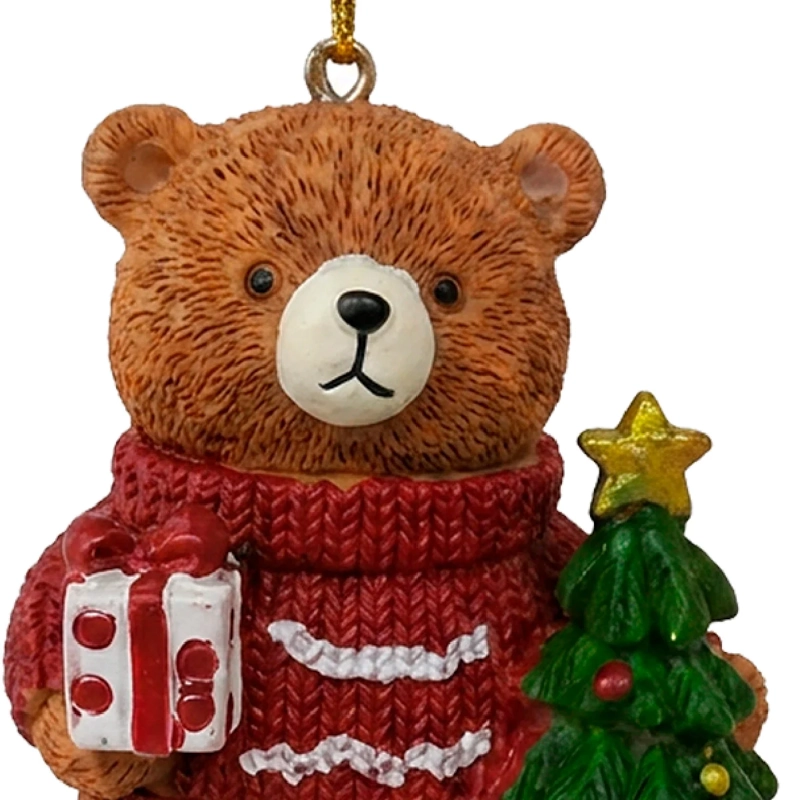 ADORNO NAVIDEÑO RIPLEY HOME TEDDY OSO SWEATER - 3