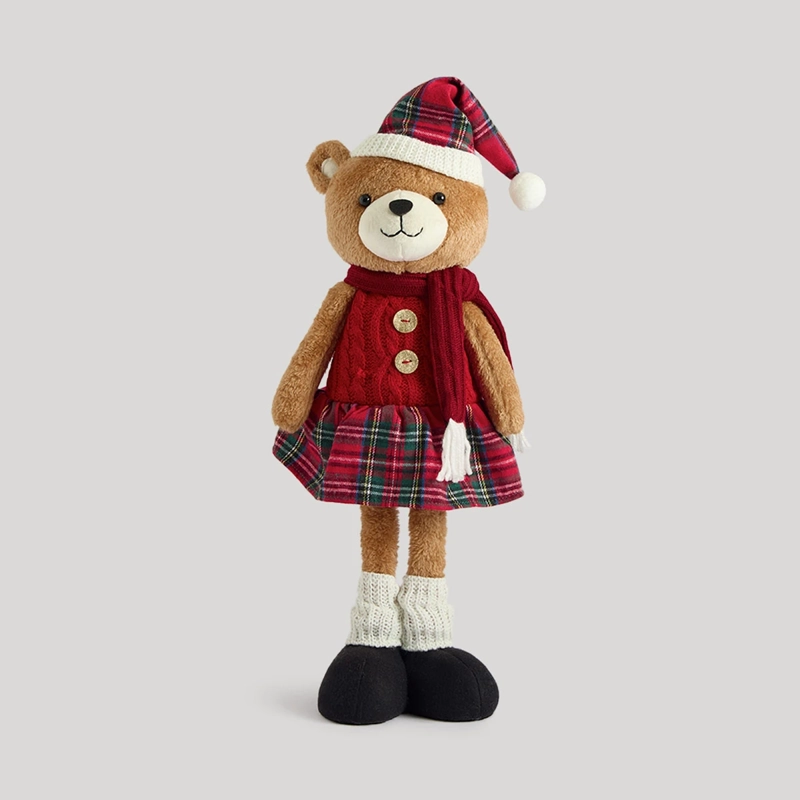 ADORNO NAVIDEÑO RIPLEY HOME TEDDY PELUCHE OSITA - 1