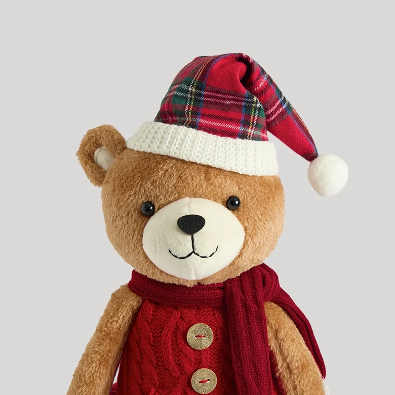 ADORNO NAVIDEÑO RIPLEY HOME TEDDY PELUCHE OSITA - 2