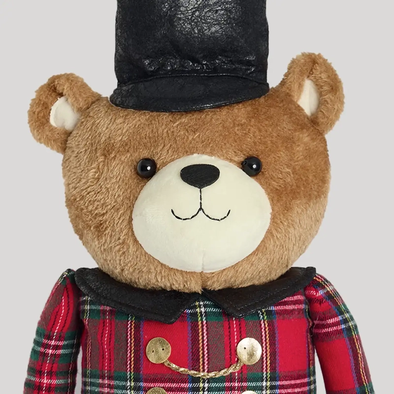 ADORNO NAVIDEÑO RIPLEY HOME TEDDY PELUCHE OSO CASCANUECES - 2