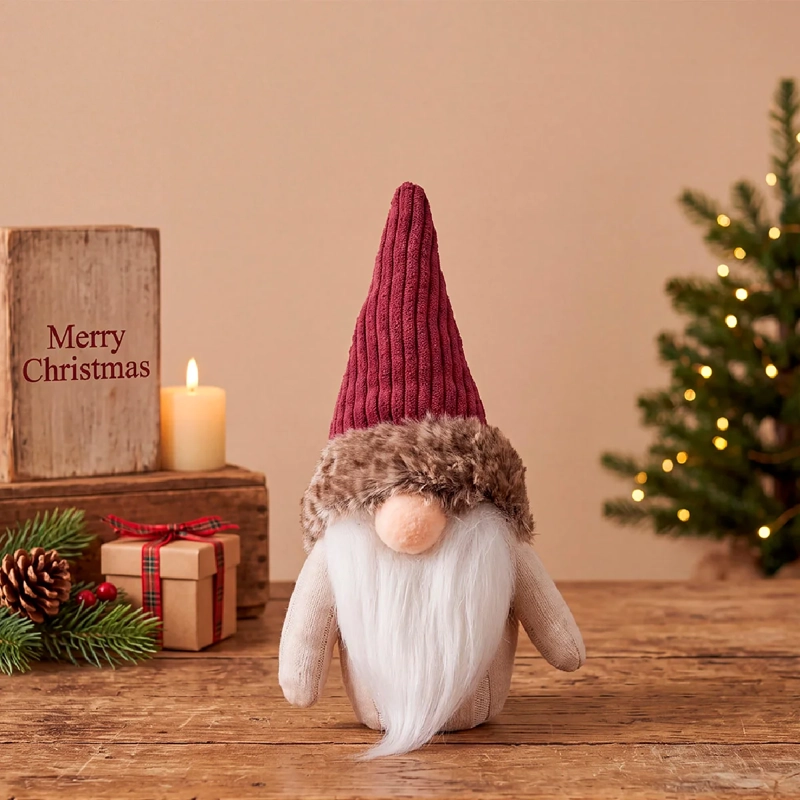ADORNO NAVIDEÑO RIPLEY HOME TRADITIONAL XMAS SANTA GNOMO - 1