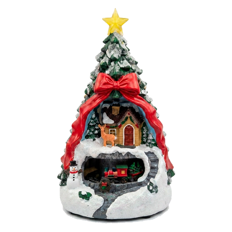 ADORNO NAVIDEÑO RIPLEY HOME VILLA ÁRBOL DE NAVIDAD CON CAJA - 2