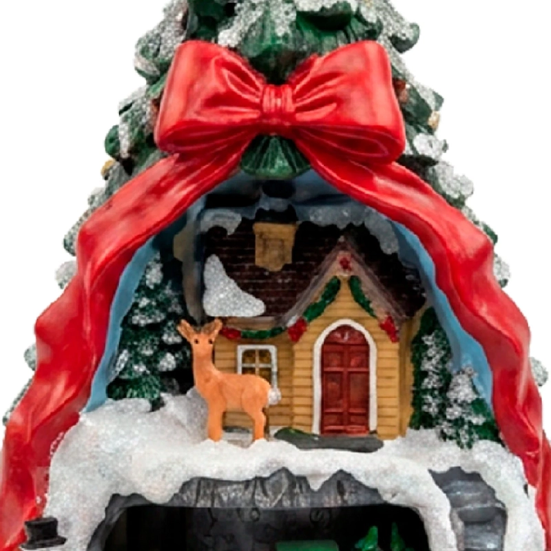 ADORNO NAVIDEÑO RIPLEY HOME VILLA ÁRBOL DE NAVIDAD CON CAJA - 3