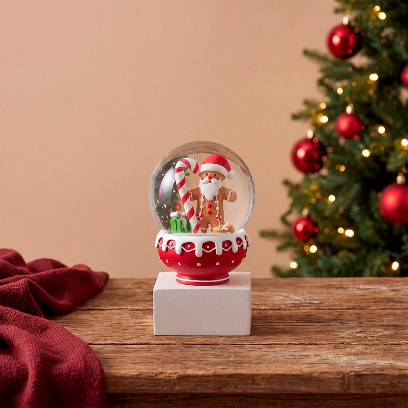 ADORNO NAVIDEÑO RIPLEY HOME ESFERA DE AGUA M GALLETA - 1