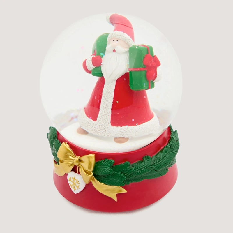 ADORNO NAVIDEÑO RIPLEY HOME ESFERA DE AGUA M SANTA REGALO - 2