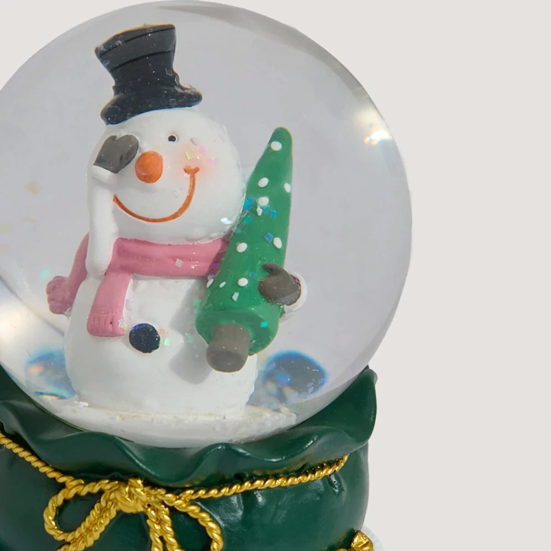 ADORNO NAVIDEÑO RIPLEY HOME ESFERA DE AGUA S SNOWMAN - 3