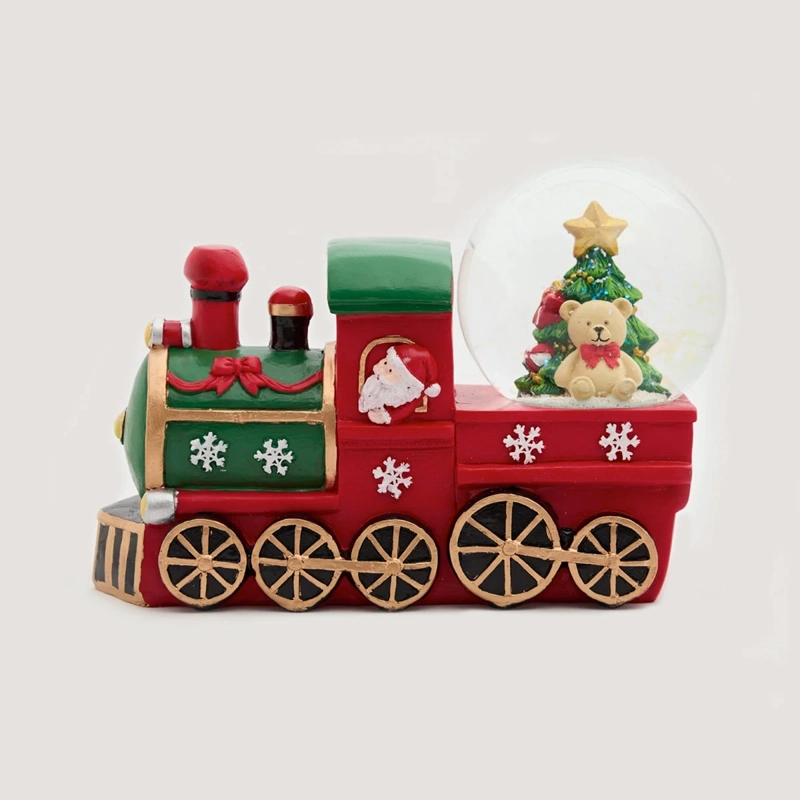 ADORNO NAVIDEÑO RIPLEY HOME GLOBO DE AGUA TREN L - 1