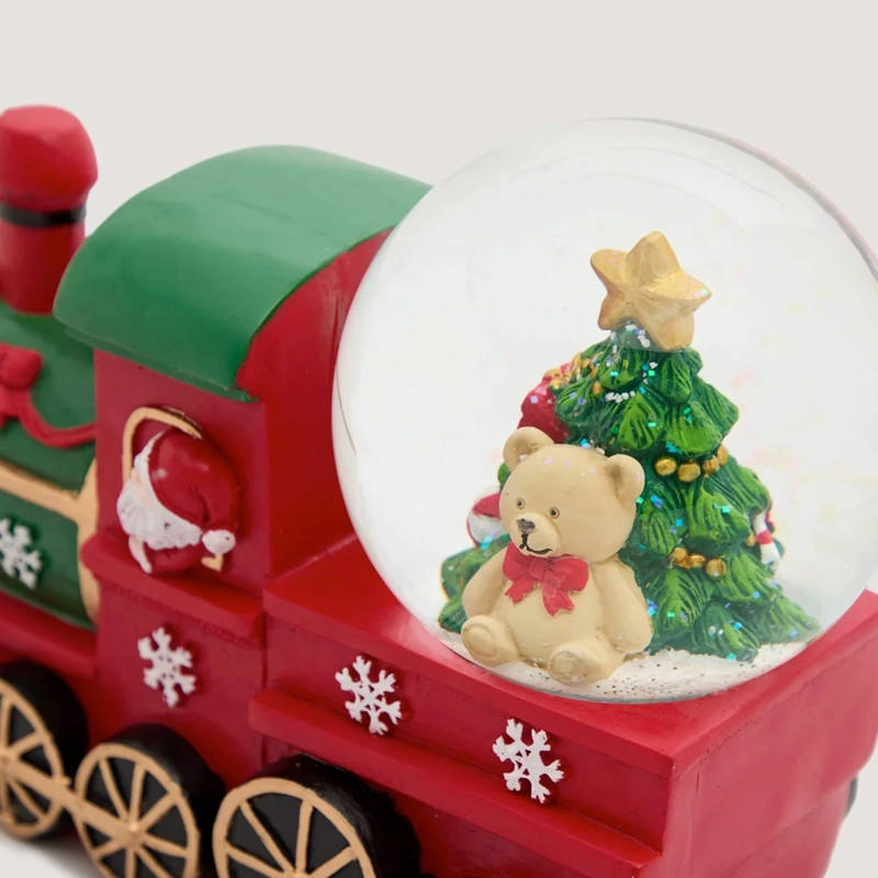 ADORNO NAVIDEÑO RIPLEY HOME GLOBO DE AGUA TREN L - 2