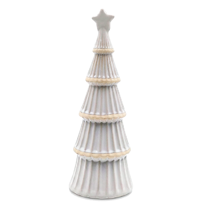 ADORNO NAVIDEÑO MAISON LINETT PINO ESTRELLA CERÁMICA - 2