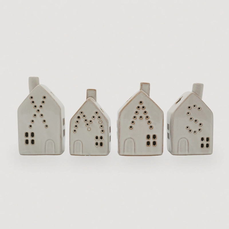 ADORNO MAISON LINETT SET X4 CASAS XMAS - 3