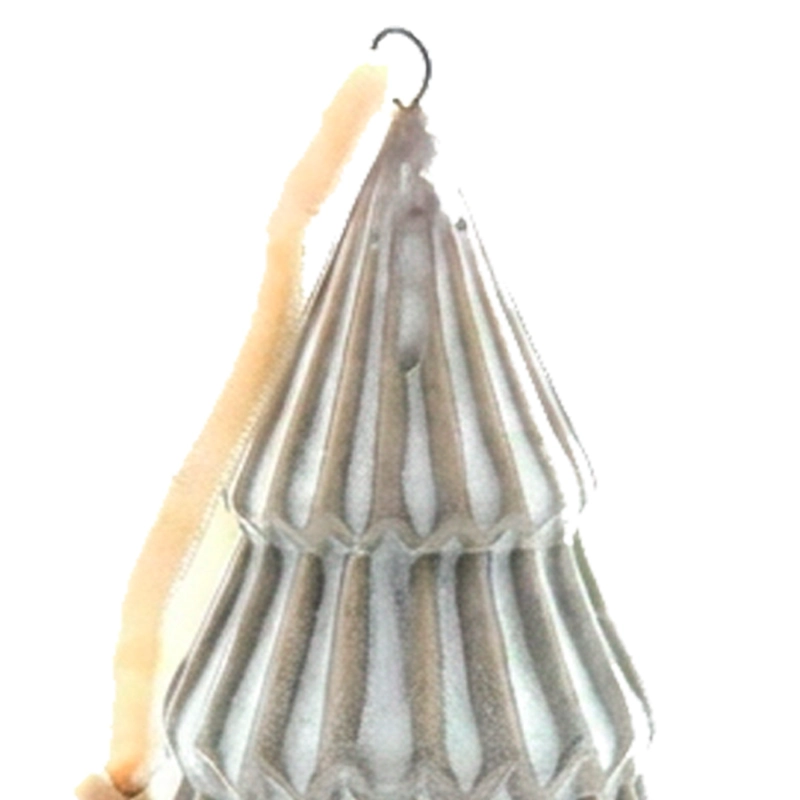 ADORNO NAVIDEÑO MAISON LINETT ÁRBOL BEIGE LÍNEAS - 2