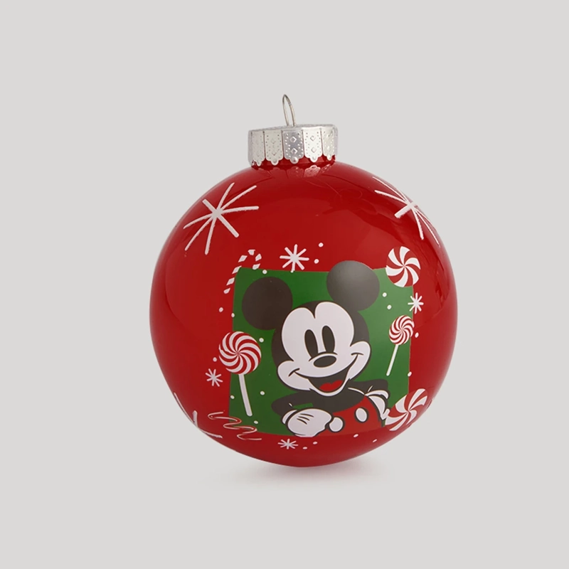 ADORNO NAVIDEÑO DISNEY SHATT MICKEY 10 CM ROJO - 2