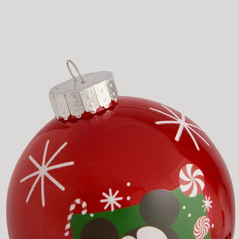 ADORNO NAVIDEÑO DISNEY SHATT MICKEY 10 CM ROJO - 4