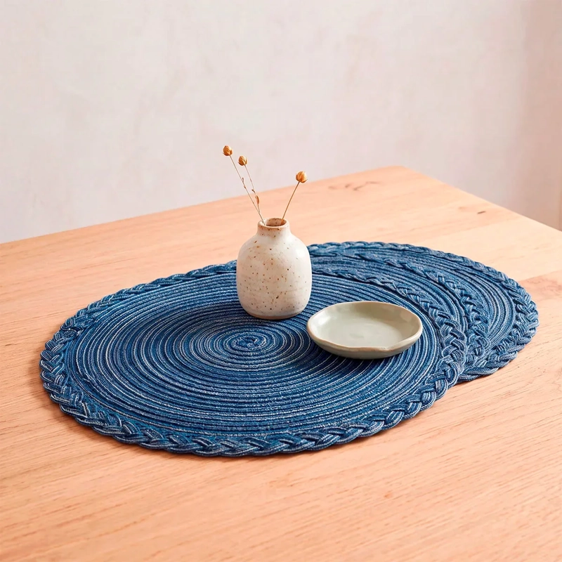 SET X4 INDIVIDUALES RIPLEY HOME CAPRI CELESTE - 1
