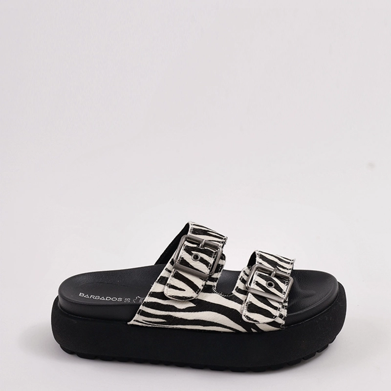 SANDALIAS MUJER BARBADOS BROTON CUERO
