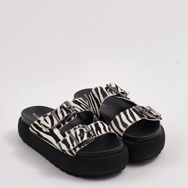 SANDALIAS MUJER BARBADOS BROTON CUERO - 5