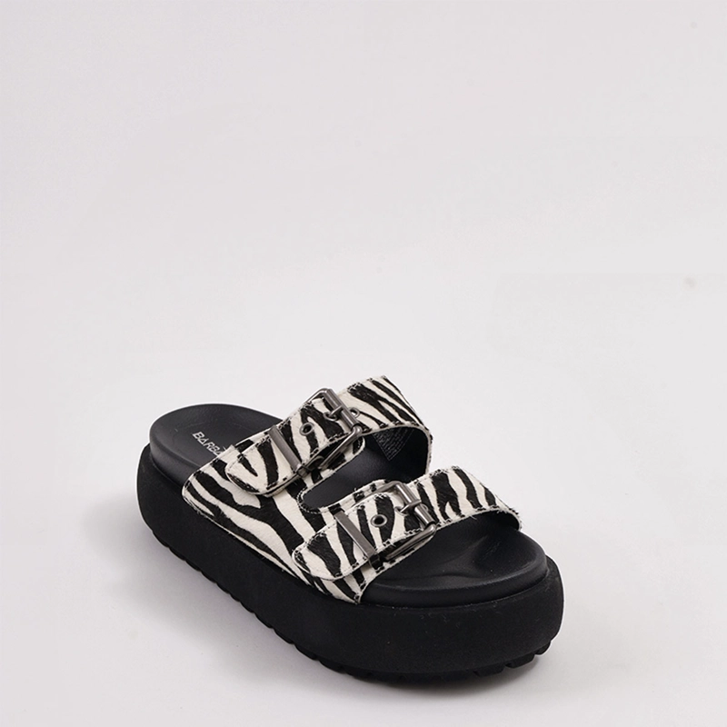 SANDALIAS MUJER BARBADOS BROTON CUERO - 2