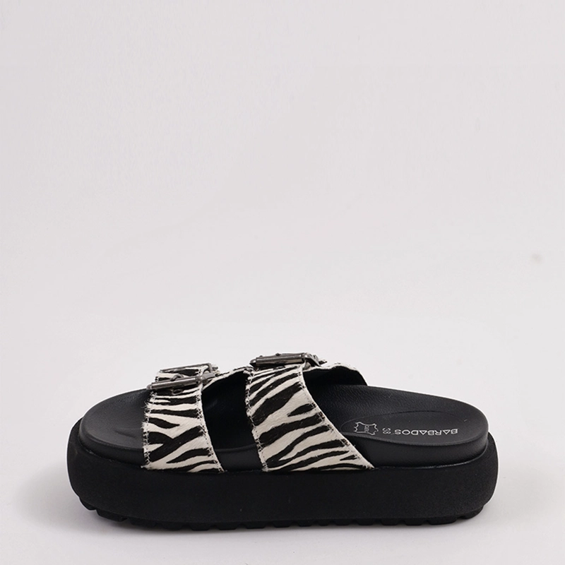 SANDALIAS MUJER BARBADOS BROTON CUERO - 3
