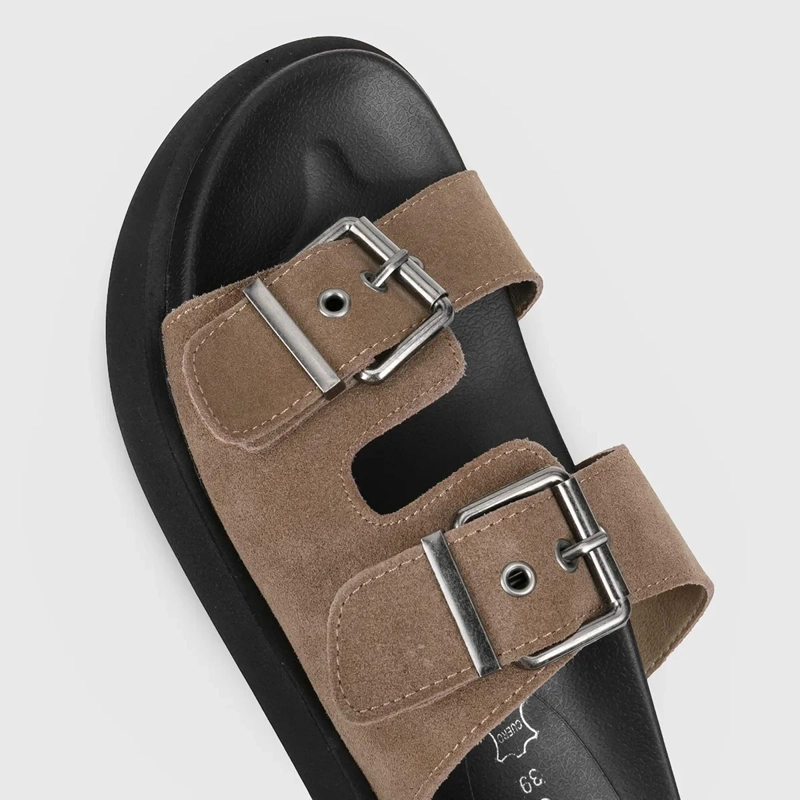 SANDALIAS MUJER BARBADOS BROTON CUERO - 4