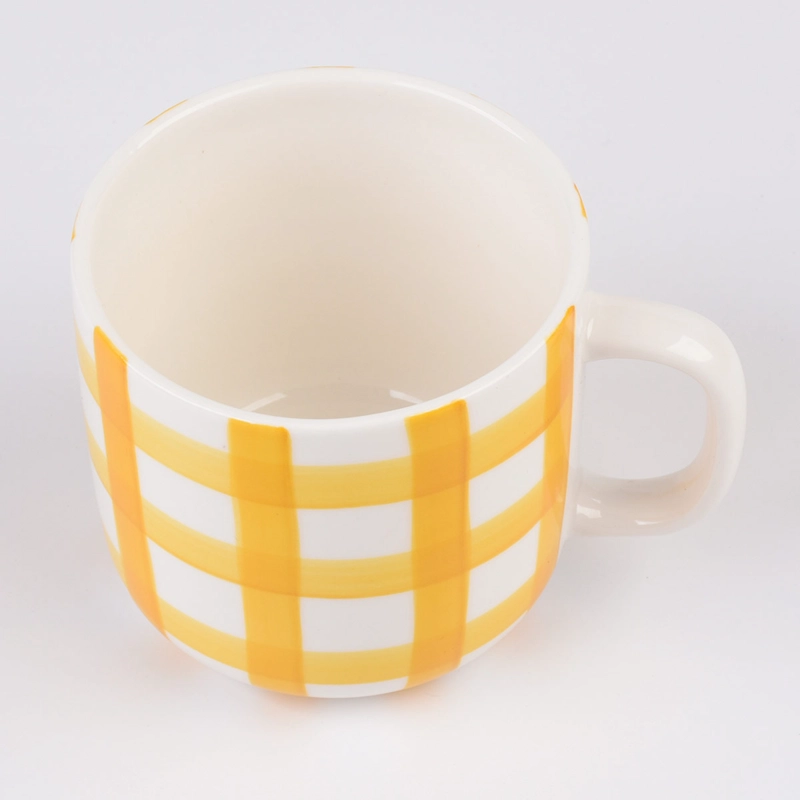 MUG RIPLEY HOME CUADROS AMARILLO - 2