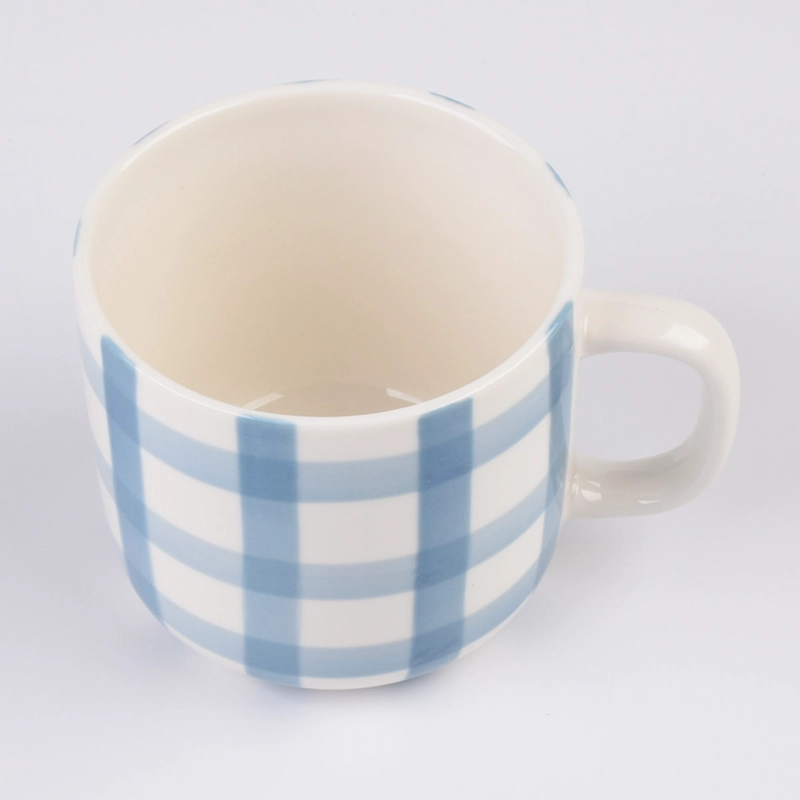 MUG RIPLEY HOME CUADROS AZUL - 2