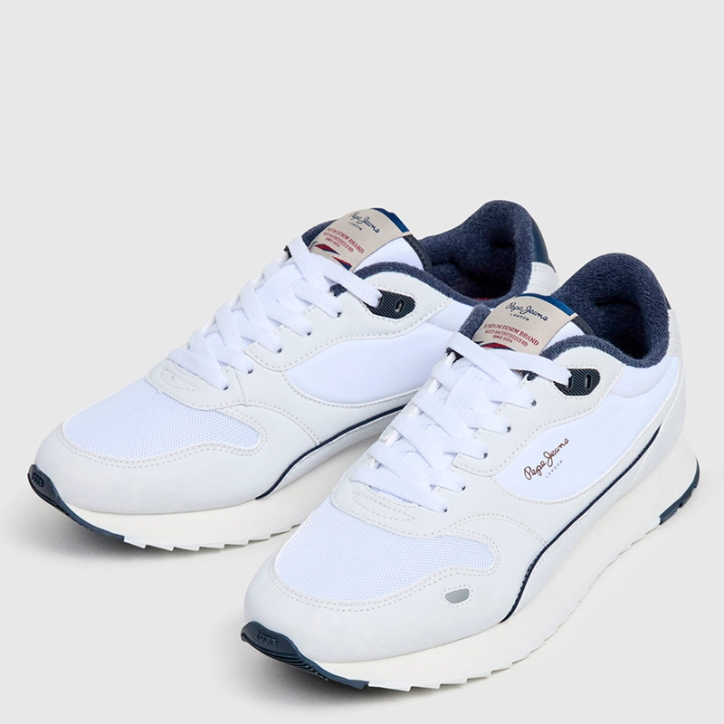 ZAPATILLAS HOMBRE PEPE JEANS LONDON CASUALES AZUL BEXLEY ONE  - 2