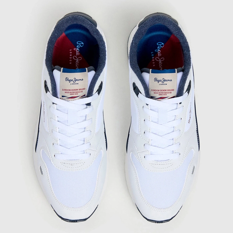 ZAPATILLAS HOMBRE PEPE JEANS LONDON CASUALES AZUL BEXLEY ONE  - 3