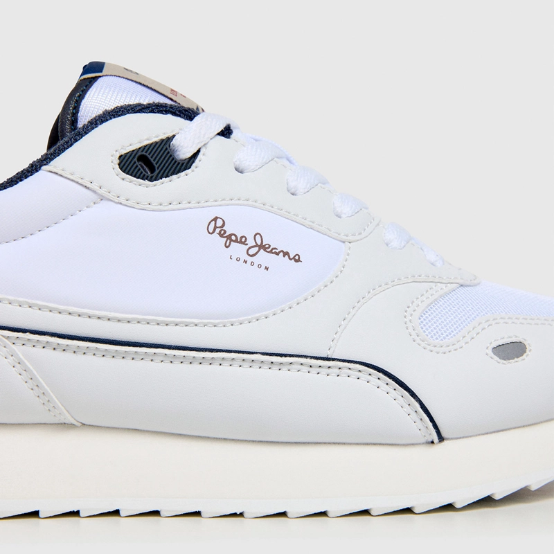 ZAPATILLAS HOMBRE PEPE JEANS LONDON CASUALES AZUL BEXLEY ONE  - 6