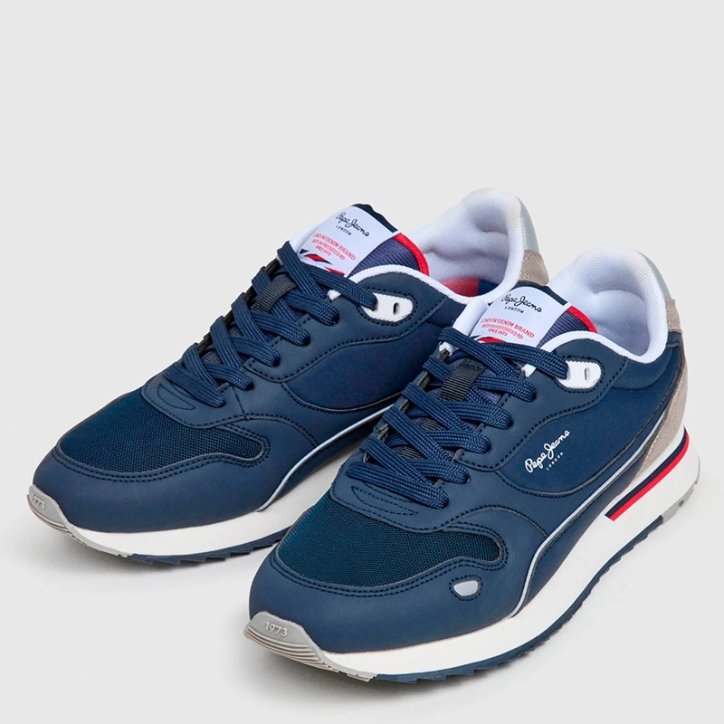 ZAPATILLAS HOMBRE PEPE JEANS LONDON CASUALES AZUL BEXLEY CITY - 2