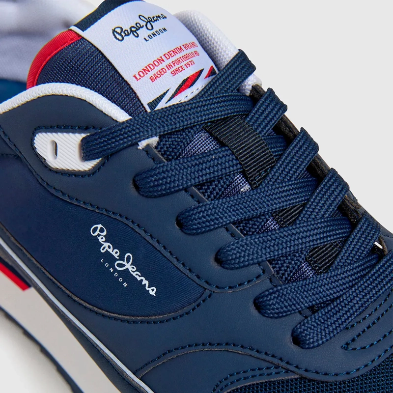 ZAPATILLAS HOMBRE PEPE JEANS LONDON CASUALES AZUL BEXLEY CITY - 6