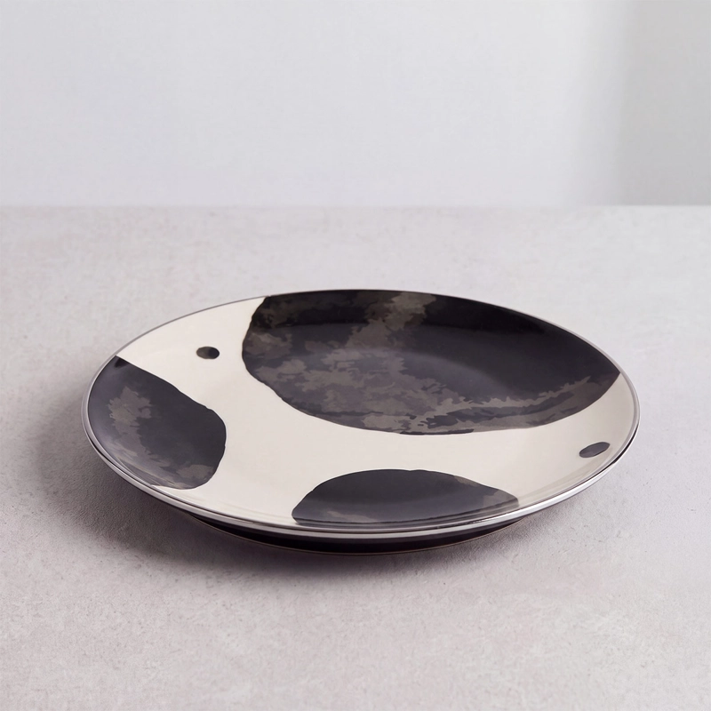 PLATO ENTRADA RIPLEY HOME MANCHAS NEGRO