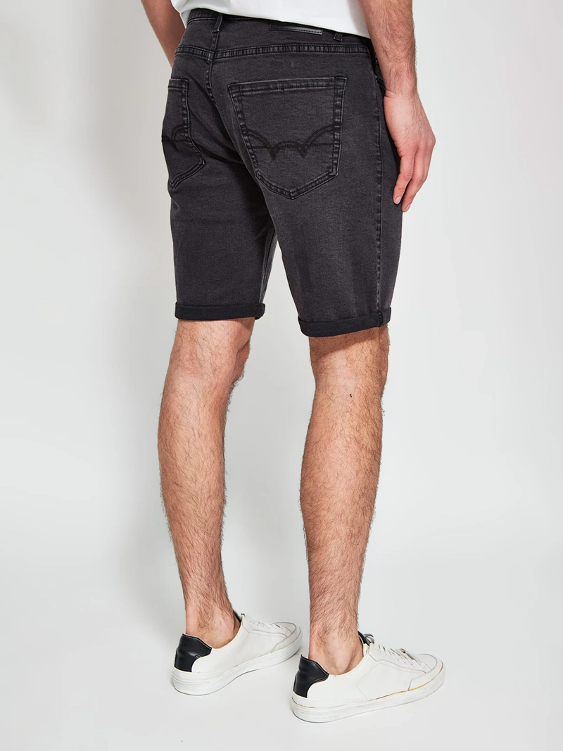 SHORT HOMBRE ROBERT LEWIS ALGODÓN DENIM BÁSICO - 3