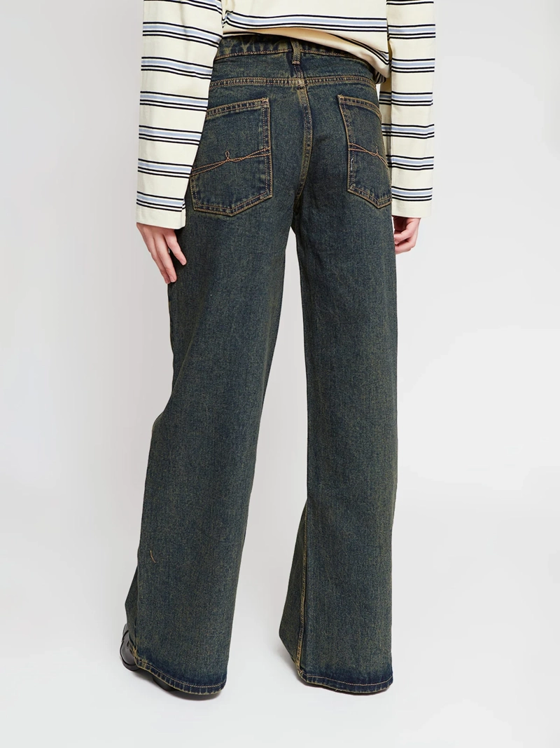 JEANS MUJER INDEX ALGODÓN WIDELEG - 3