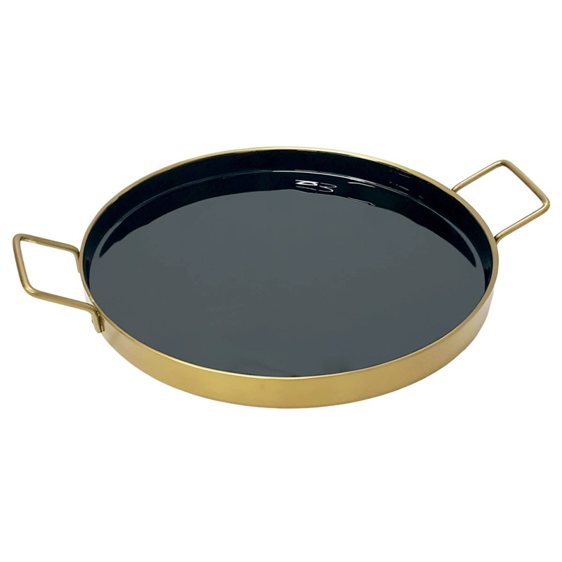 BANDEJA RIPLEY HOME REDONDA ASAS GOLD
