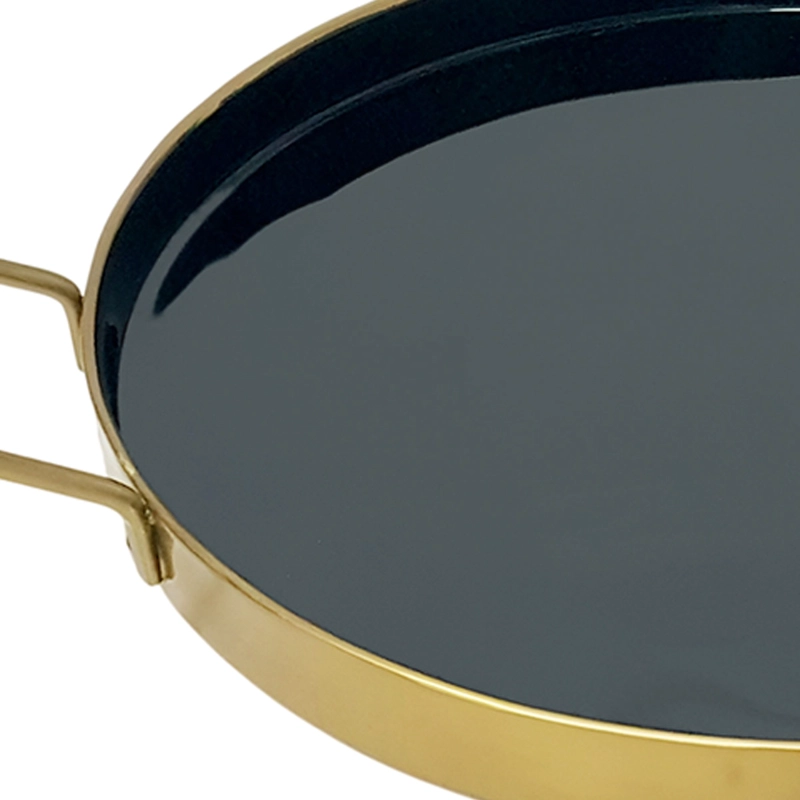BANDEJA RIPLEY HOME REDONDA ASAS GOLD  - 2