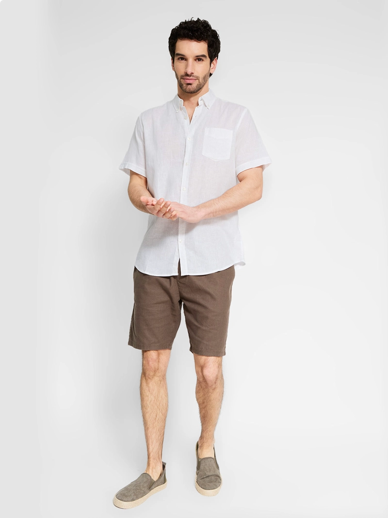 CAMISA HOMBRE KENNETH STEVENS LINO ALGODÓN - 4