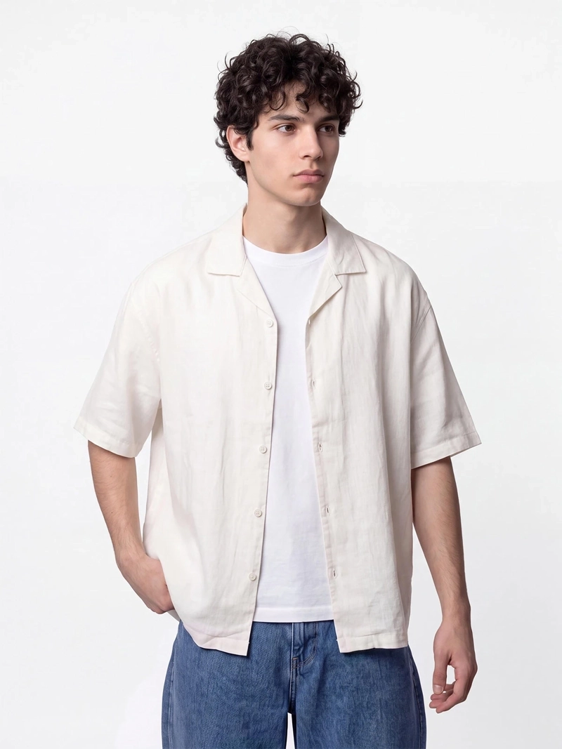 CAMISA HOMBRE INDEX BOXY FIT MANGA CORTA