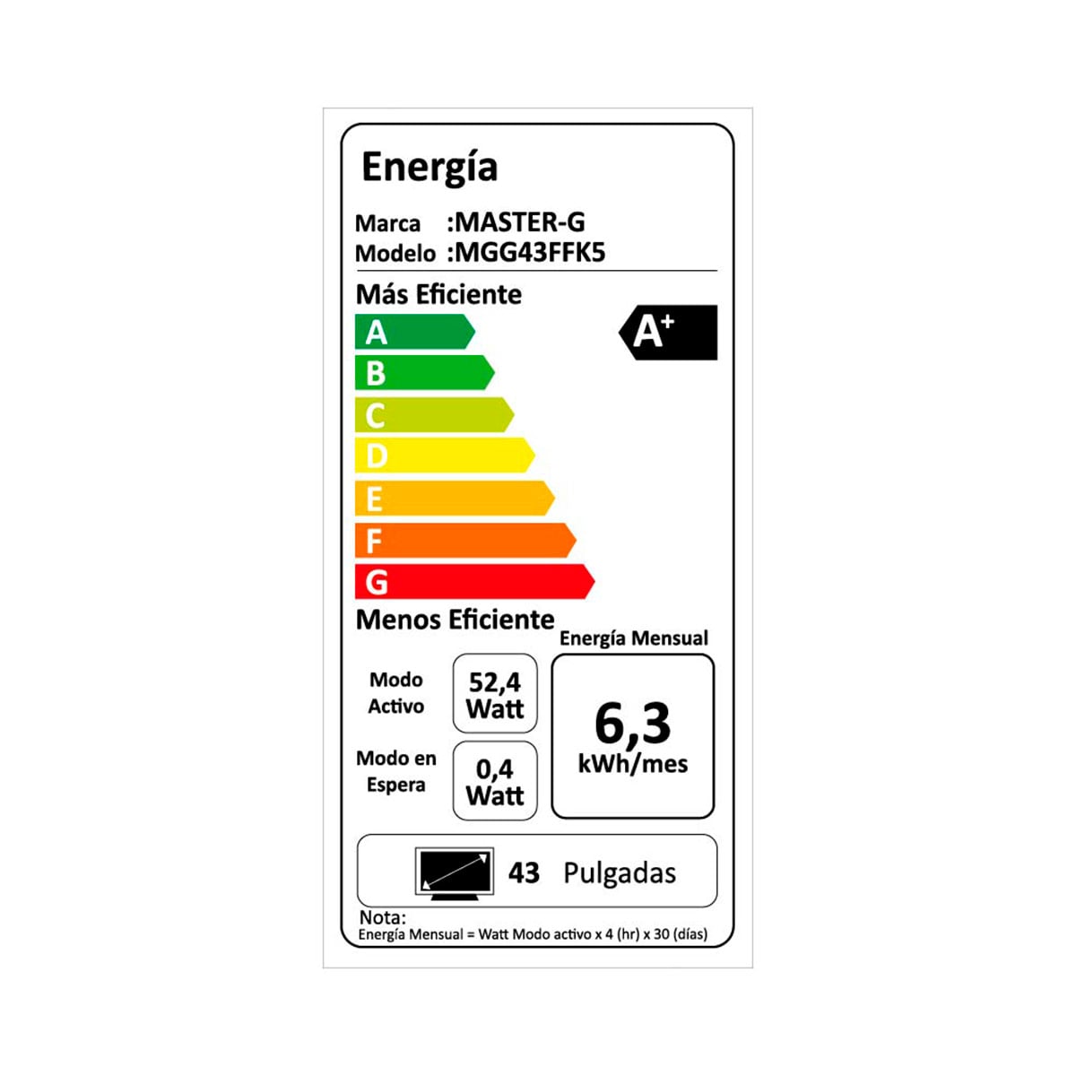 SMART TV MASTER G LED FULL HD 43” MGG43FFK5 - 8