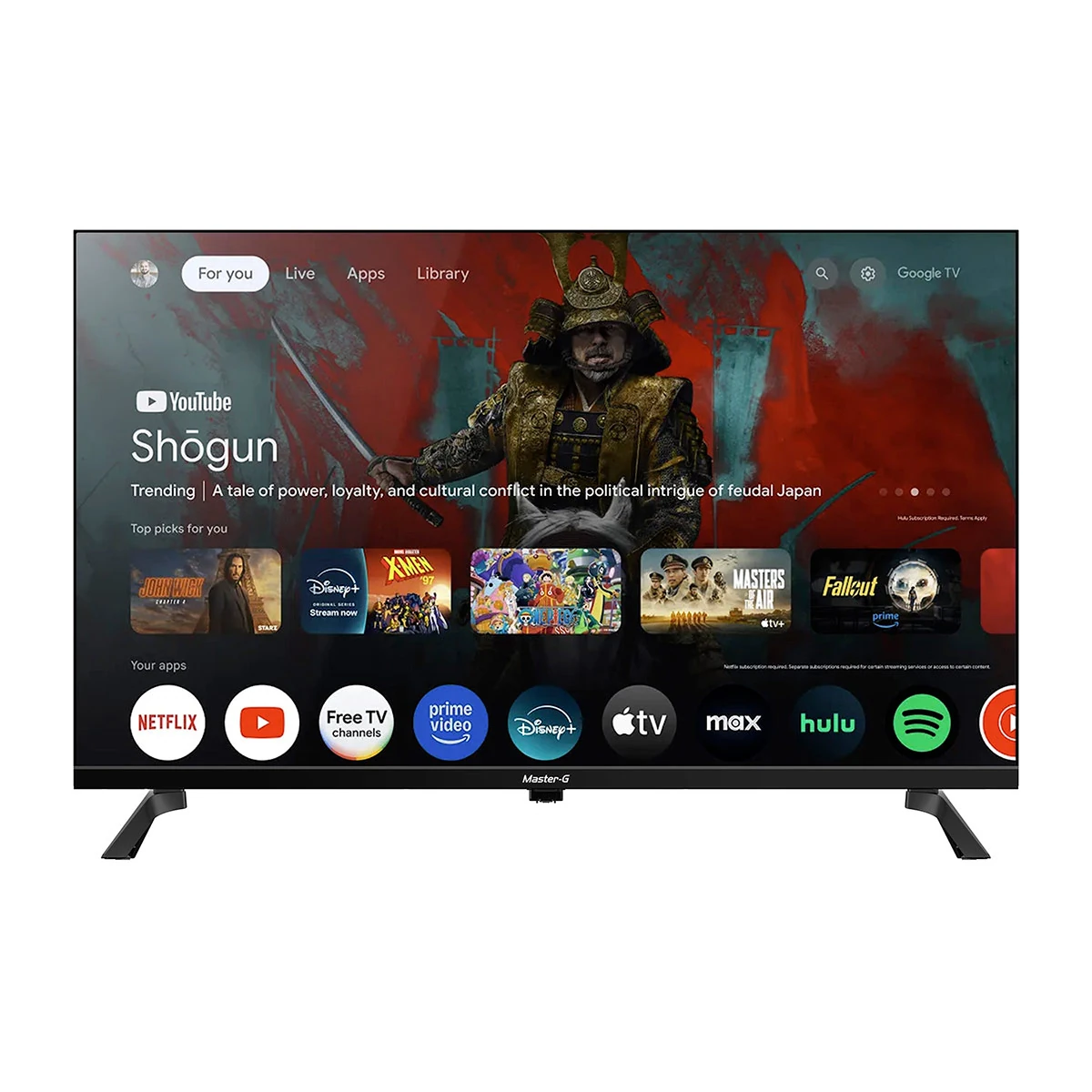SMART TV MASTER G LED WXGA 32” MGG32HFK5 - 4