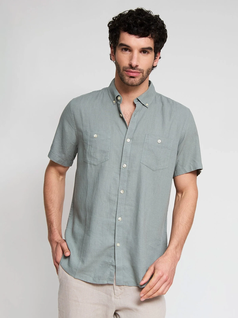 CAMISA HOMBRE REGATTA MANGA CORTA SOLIDA