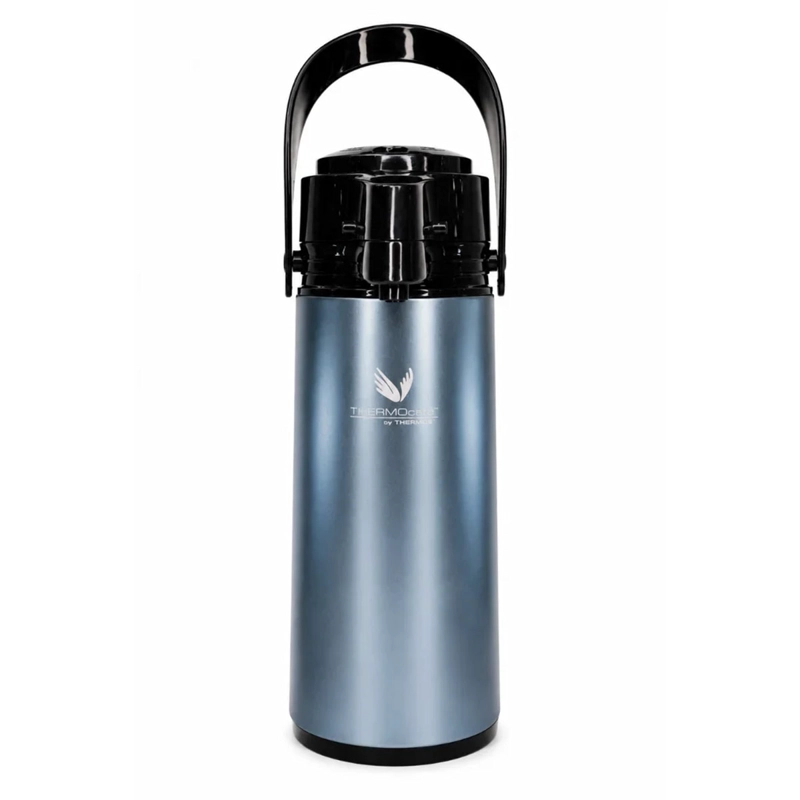 TERMO THERMOS SIFÓN VIDRIO CAFÉ 1.9 LITROS AZUL - 1