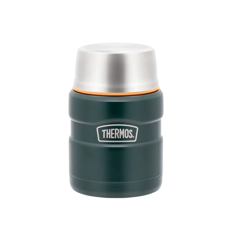 TERMO COMIDA THERMOS KING ACERO INOXIDABLE 470 ML VERDE - 1